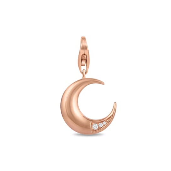 MFY x Anika 18K Rose Gold Over Sterling Silver with 0.02 cttw Lab-Grown
Diamond Charms