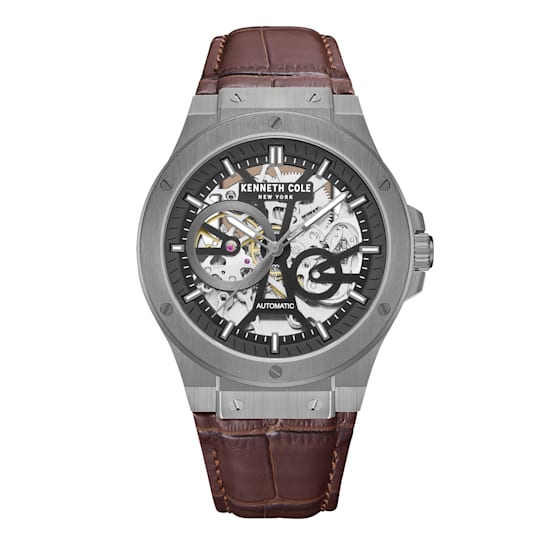Kenneth Cole New York Men's Brown Leather strap watch