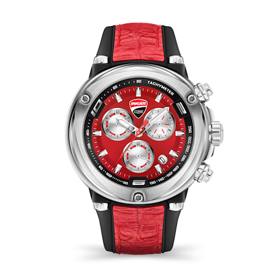Fashion watch with silicone strap