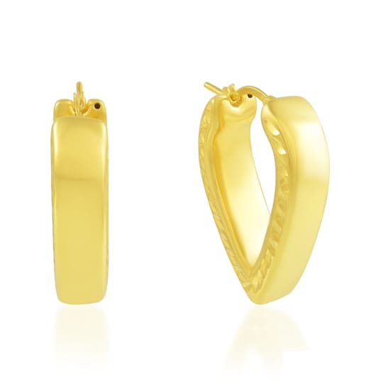 Leaf Luminance Huggies (Gold Vermeil)