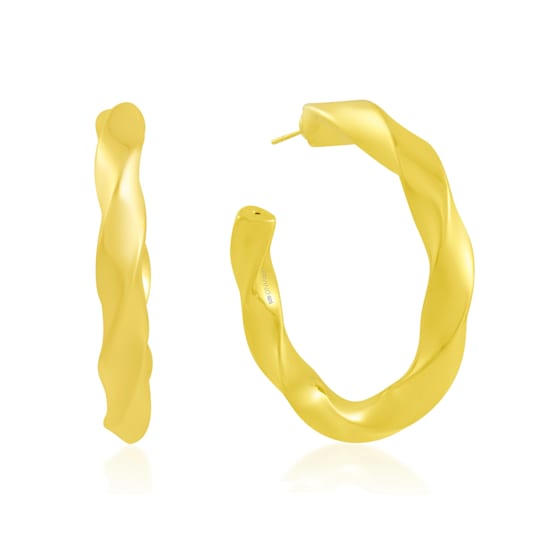 Swivel Hoop (Gold Vermeil)