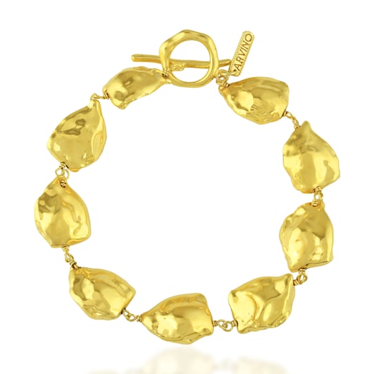 Molten Nugget Bracelet (Gold Vermeil)