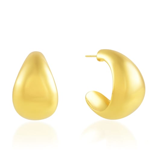 Strike Bold Hoop (Gold Vermeil)