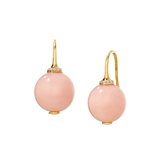 SYNA Mogul Pink Opal Bead Earrings