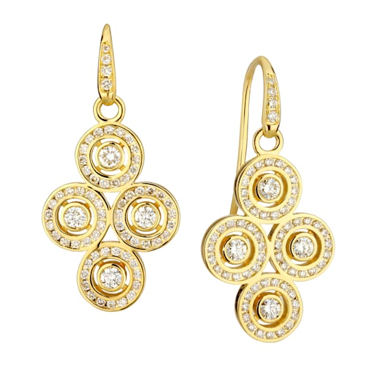 Mogul Diamond Circle Earrings