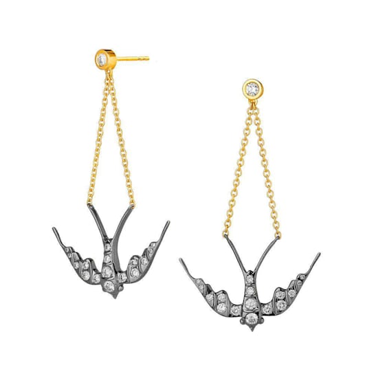 Jardin Swallow Diamond Earrings