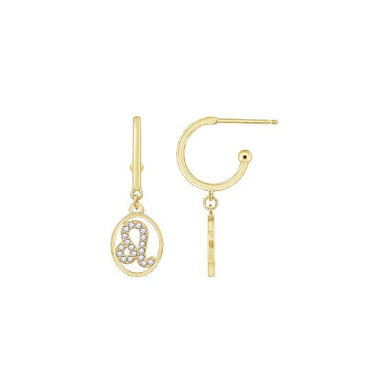 J'ADMIRE Sterling Silver Zodiac Drop Earrings