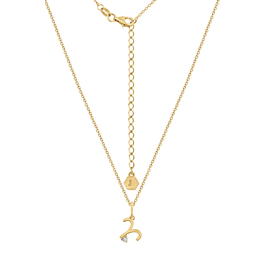 J'ADMIRE 14K Yellow Gold Over Sterling Silver Aries Zodiac Pendant Necklace