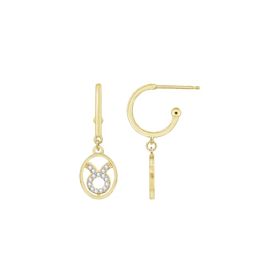 J'ADMIRE Sterling Silver Zodiac Drop Earrings