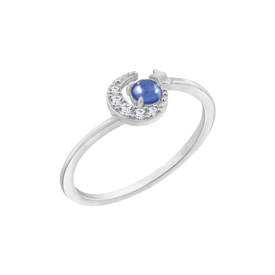 J'ADMIRE Platinum 950 Over Sterling Silver Uranus Ring