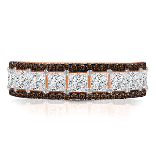 KALLATI Rose Gold "Coco Kallati" 1.65ct Round Coco & White
Diamond Ring