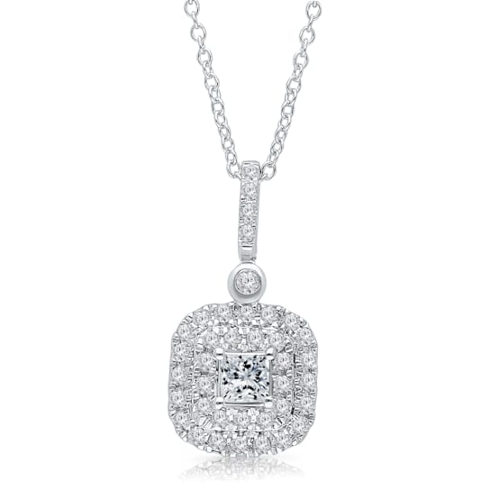 KALLATI White Gold "Princesse Royale" 0.50ct Diamond Pendant