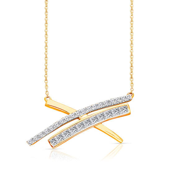 KALLATI Yellow Gold "Legendary" 0.75ct Diamond Necklace