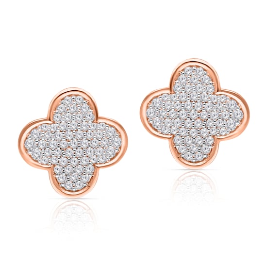 KALLATI Rose Gold "Eternal" 0.65ct Diamond Earrings