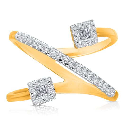 KALLATI Yellow Gold 0.35 ctw Diamond Ring