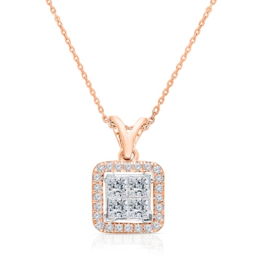 KALLATI Rose Gold "Legendary" 0.85ct Diamond Necklace