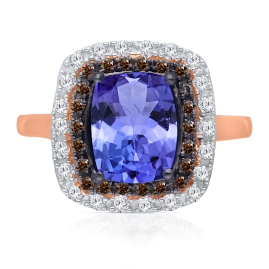 KALLATI Rose Gold "Renaissance" 2.40ctw Tanzanite &
Diamond Ring