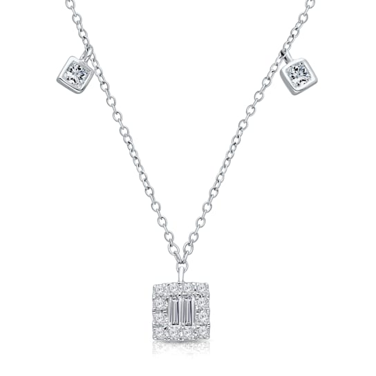 KALLATI White Gold "Princesse Royale" 0.75ct Diamond Necklace