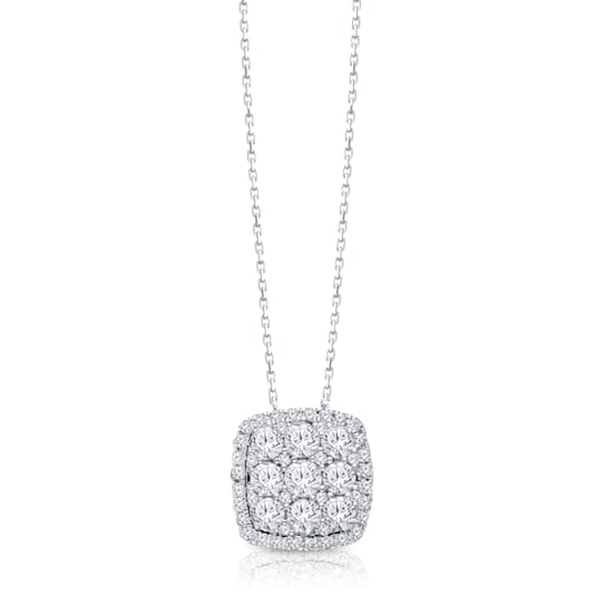 KALLATI White Gold "Princess Royale" 1.00ct Diamond Necklace