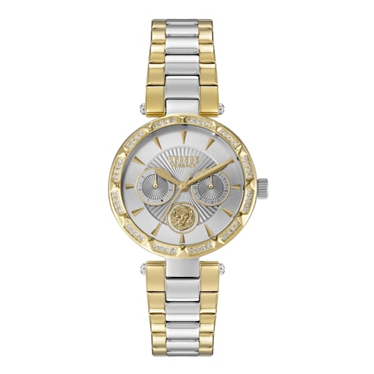 Versus Sertie Crystal Multifunction Bracelet Watch