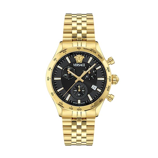 Hellenyium Chrono Petite Yellow Stainless Steel Bracelet Watch