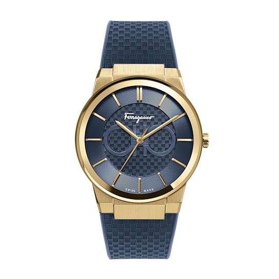 Salvatore Ferragamo Sapphire Strap Watch