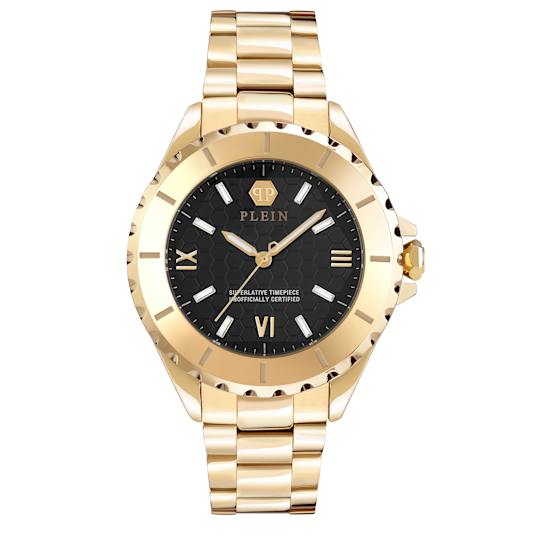 Plein Heaven IP Yellow Gold Bracelet Womens Watch