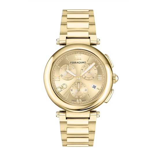 Ferragamo Legacy IP Yellow Bracelet Watch