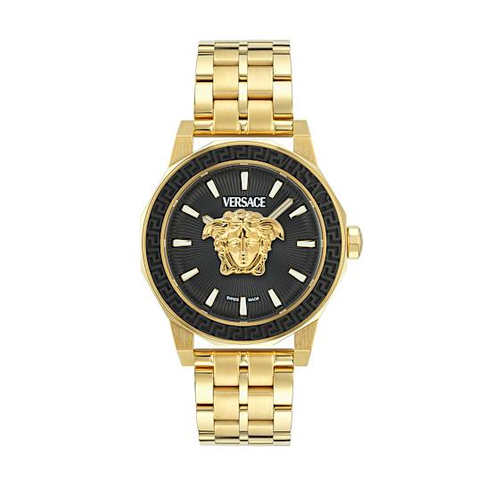 Medusa Deco IP Yellow Bracelet Watch
