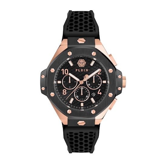 Plein Chrono Royal Silicone Strap Mens Watch