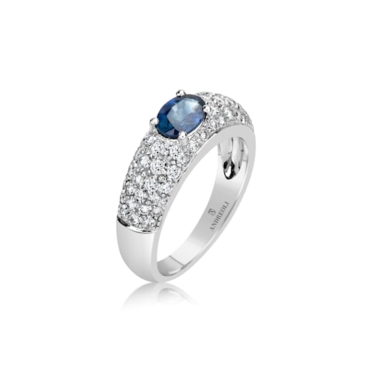 Andreoli Sapphire And Diamond Ring