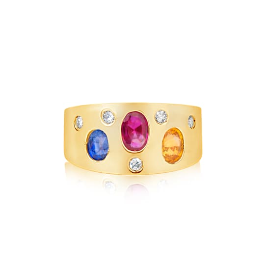 Andreoli Ruby And Sapphire Ring