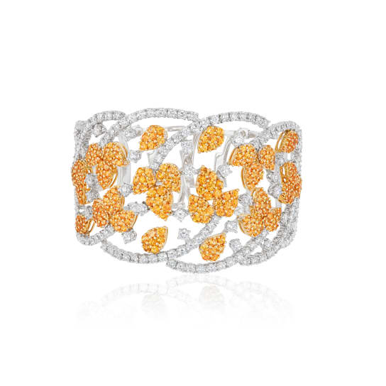 Andreoli Sapphire And Diamond Bracelet