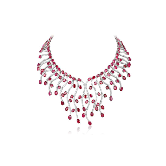 Andreoli Ruby And Diamond Necklace