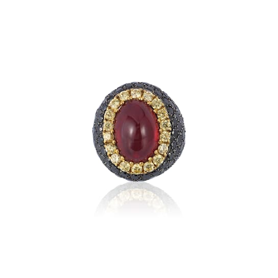 Andreoli Ruby And Diamond Ring
