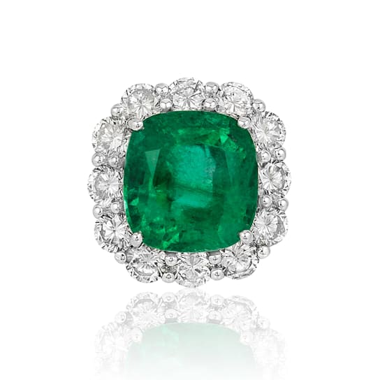 Andreoli Emerald And Diamond Ring