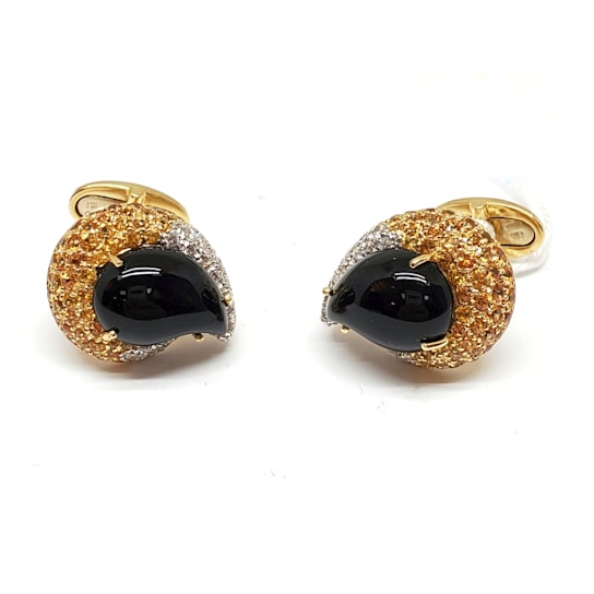 Andreoli Sapphire And Diamond Cufflinks