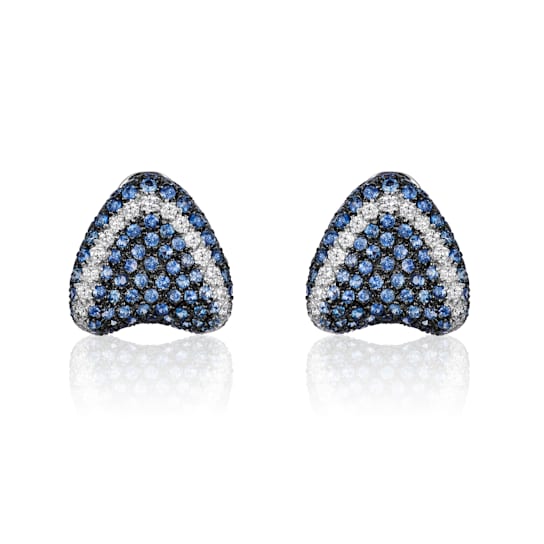 Andreoli Sapphire And Diamond Earrings