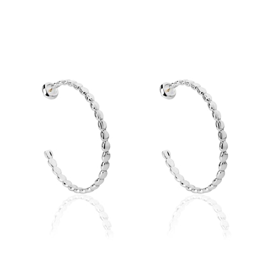 Alma Sterling Silver Hoop Earrings