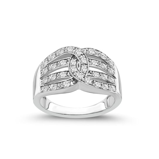 1/2 Carat Diamond Fashion Ring in Sterling Silver