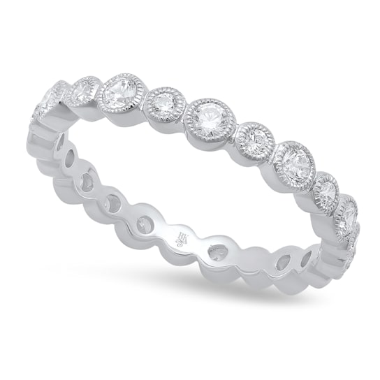 Beverley K 18K White Gold 1.01ctw Diamond Band