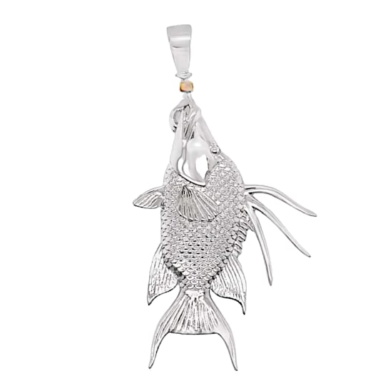 Sterling Silver Hogfish Pendant.