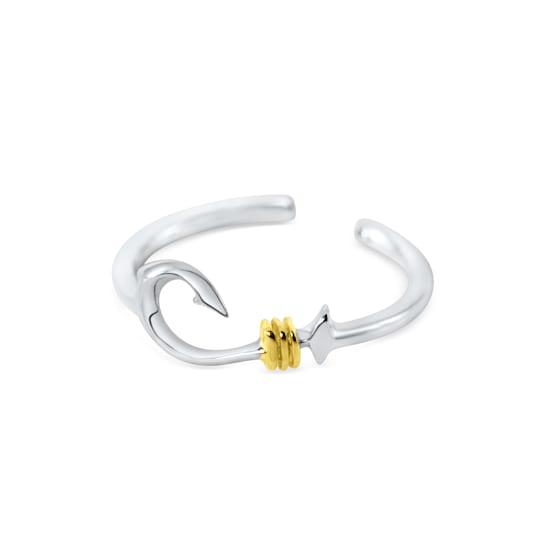 Sterling Silver Fishing Hook Toe Ring.
