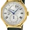 GV2 by Gevril Mens 42422 Marchese IPYG Green Leather Day/Date Swiss
Quartz Watch
