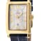 Gevril Ave of Americas Mini Women’s IPYG SS Case, White MOP Dial Watch,
Genuine Blue Leather Strap