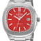 GV2 Automatic Men's Potente Red Dial 316L Stainless Steel Bracelet Watch