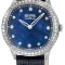 Gevril Women's Morcote Swiss Diamond Watch, 316L SS/ Case, Blue MOP,
Genuine Italian Leather Strap