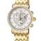GV2 Marsala Chrono Women's White Dial Stainless steel Watch