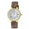 GV2 by Gevril Women's Astor II 9142-L8 MOP Dial Diamond Leather Swiss Watch