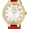 Gevril Women's Lugano Swiss Diamond Watch, Genuine Italian Handmade
Leather Strap